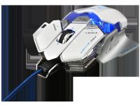 Souris PC The G-LAB KULT 400 WHITE - 3500 DPI/10 Boutons/Filaire/RGB