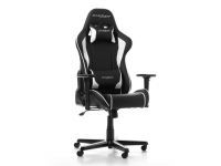 Siège PC Gamer DXRacer Formula OH/FH08/NW - Noir/Blanc/Simili Cuir/3D