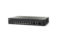 Switch Cisco 8 ports 10/100/1000 POE + 2 Combo - SG300-10MPP
