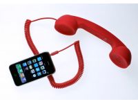 Combiné Retro Moshi Moshi pour smartphone - Rouge