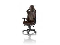 Siège PC NobleChairs EPIC Cuir veritable - Brun/Cuir/4D