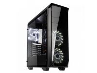 Boîtier PC Kolink Luminosity - MT/sans Alim/ATX/fenêtré/Noir