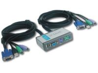 2UC-1 Ec&Cl&So + port USB - DKVM-2KU