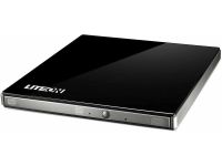eUAU108-01 DVD+/-RWDL Externe Slim USB2 Noir