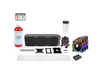 Watercooling Thermaltake Kit à monter Pacific RL360 Tube Rigide - RGB/Rouge