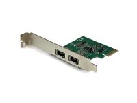 Carte Controleur StarTech PCI-E 2 ports FireWire 400 IEEE1394a - PEX1394A2V
