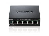 Switch DLink 5 ports 10/100 boitier métal - DES-105