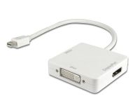 Convertisseur mini DisplayPort vers HDMI/DVI/DP
