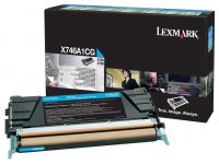 Conso Imprimante Lexmark Toner Cyan 7000p. - X746A1CG