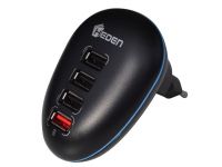 Accessoire Tablette Heden Chargeur prise murale 4 USB dont 1 super rapide
