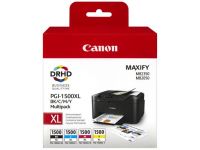 Conso Imprimante Canon Pack 4 Cartouches BK,C,M,Y PGI-1500XL - 9182B004