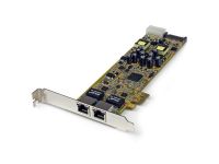 Carte Réseau StarTech PCI-e x1- 2 ports gigabit PoE - ST2000PEXPSE