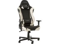 Siège PC Gamer DXRacer Racing - Noir/Blanc/Simili Cuir/2D