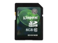 Mémoire APN/GSM Kingston SDHC 8Go SDHC-Card Class 10 SD10V/8GB