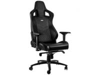 Siège PC NobleChairs EPIC Cuir veritable - Noir/Cuir/4D