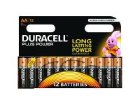 Pile/Pile rechargeable Duracell Lot de 12 Piles Alcaline 1,5V LR06 - Plus Power AA
