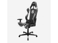 Siège PC Gamer DXRacer Racing Team EnVyUs - Noir/Blanc/Simili Cuir/3D