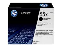 Toner noir HP 55X 12500p - CE255X